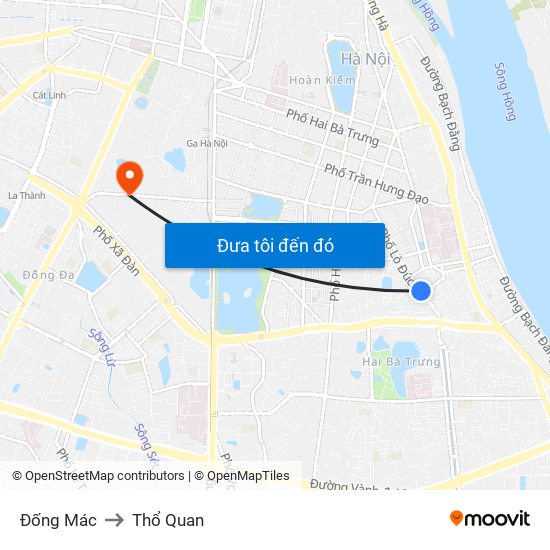 Đống Mác to Thổ Quan map