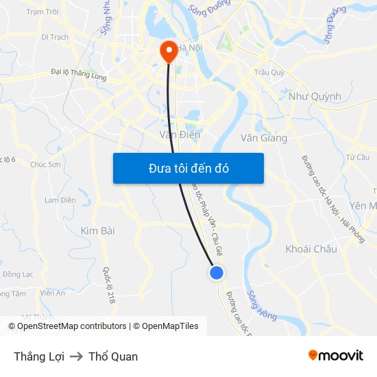 Thắng Lợi to Thổ Quan map