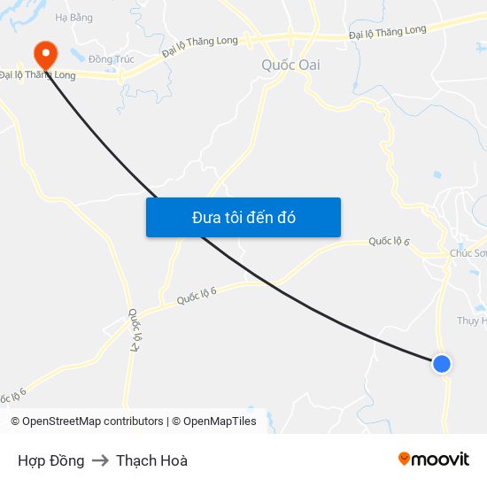 Hợp Đồng to Thạch Hoà map