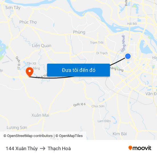 Gần Nhà Sách Sư Phạm (Đại Học Sư Phạm Hà Nội) - 136 Xuân Thủy to Thạch Hoà map