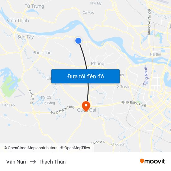 Vân Nam to Thạch Thán map