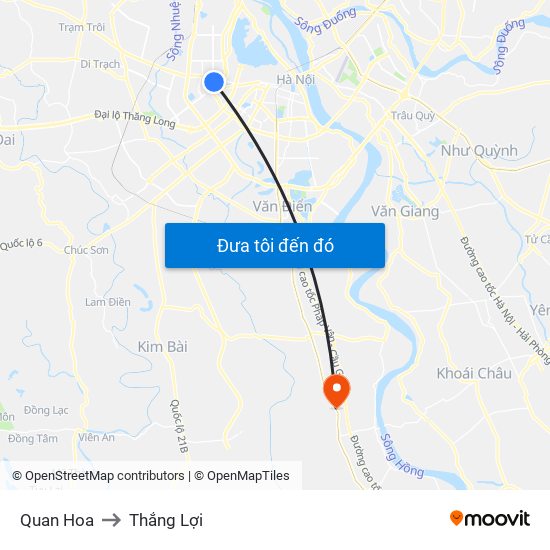 Quan Hoa to Thắng Lợi map