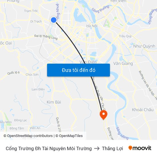 Cổng Trường Đh Tài Nguyên Môi Trường to Thắng Lợi map