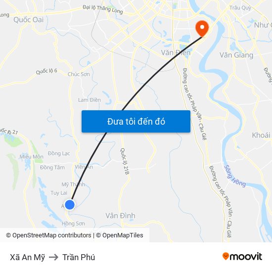 Xã An Mỹ to Trần Phú map