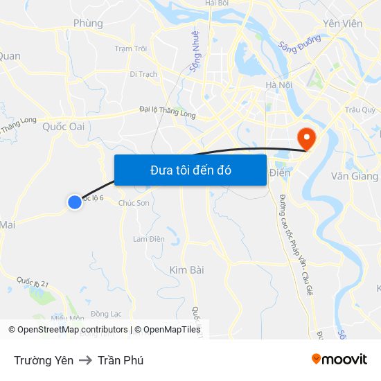 Trường Yên to Trần Phú map