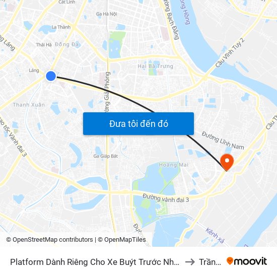 Platform Dành Riêng Cho Xe Buýt Trước Nhà 604 Trường Chinh to Trần Phú map