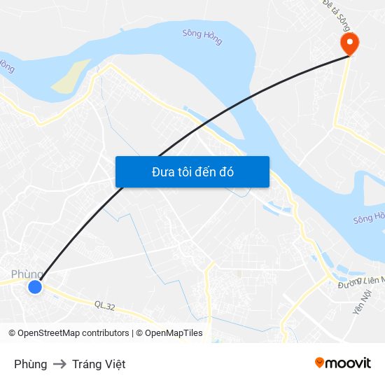 Phùng to Tráng Việt map