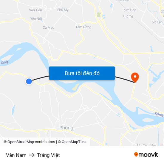 Vân Nam to Tráng Việt map