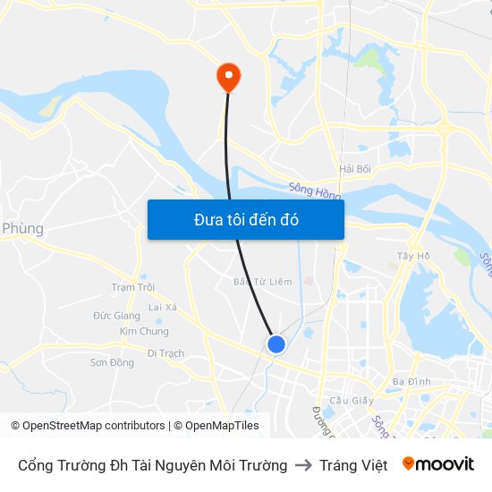 Cổng Trường Đh Tài Nguyên Môi Trường to Tráng Việt map