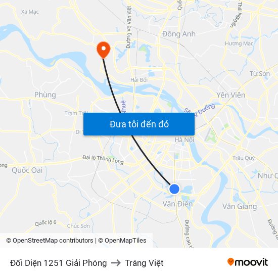 Đối Diện 1251 Giải Phóng to Tráng Việt map