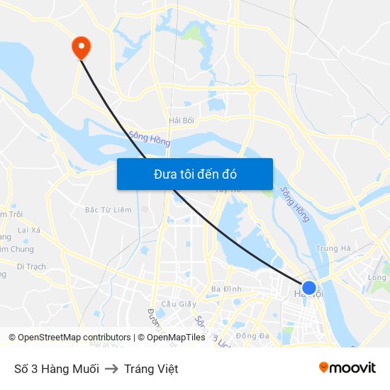 Số 3 Hàng Muối to Tráng Việt map