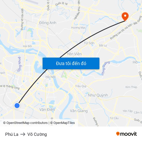 Phú La to Võ Cường map