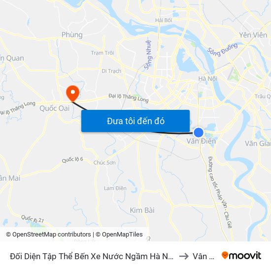 Đối Diện Tập Thể Bến Xe Nước Ngầm Hà Nội - Ngọc Hồi to Vân Côn map