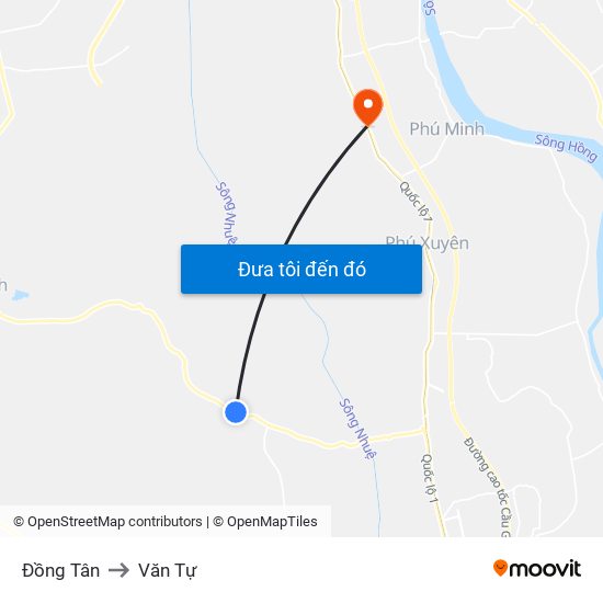 Đồng Tân to Văn Tự map