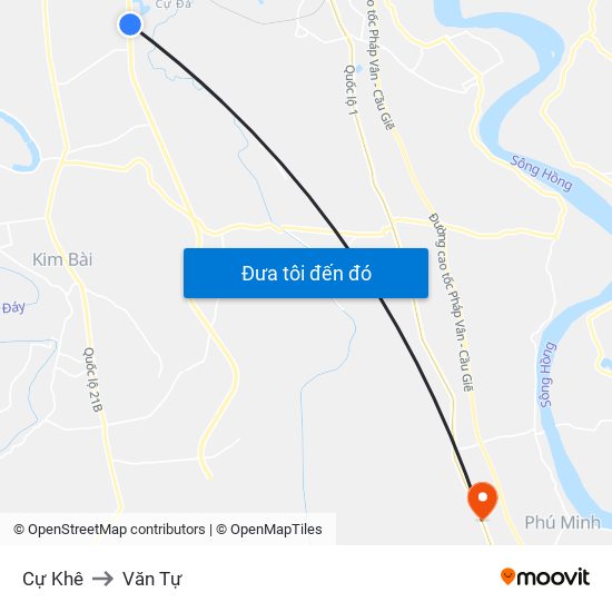 Cự Khê to Văn Tự map