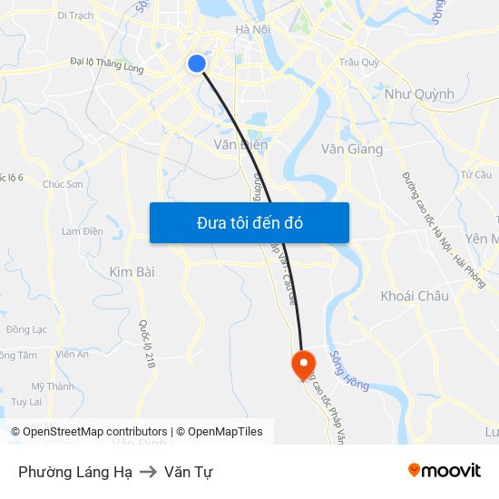 Phường Láng Hạ to Văn Tự map