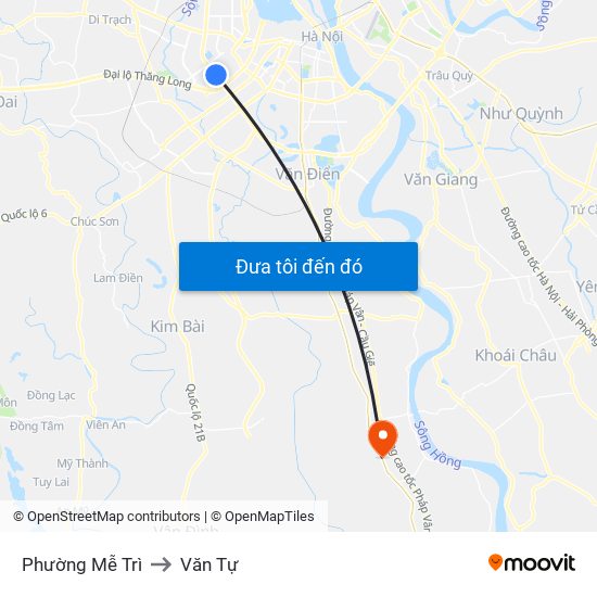 Phường Mễ Trì to Văn Tự map