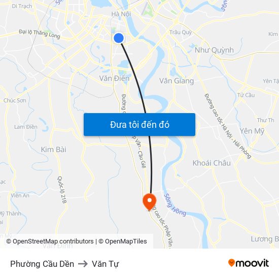 Phường Cầu Dền to Văn Tự map