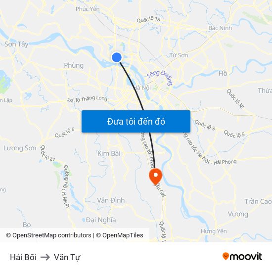 Hải Bối to Văn Tự map