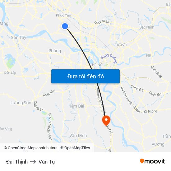 Đại Thịnh to Văn Tự map