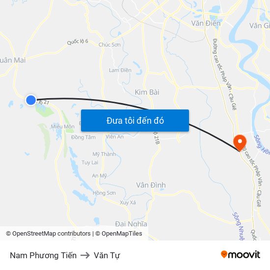 Nam Phương Tiến to Văn Tự map