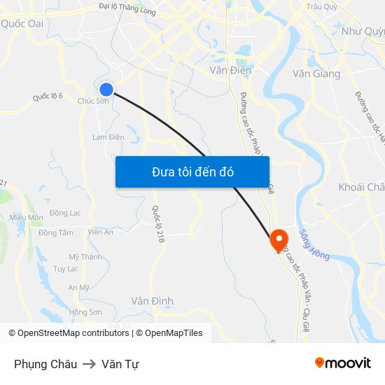 Phụng Châu to Văn Tự map