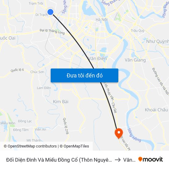 Đối Diện Đình Và Miếu Đồng Cổ (Thôn Nguyên Xá) - Đường 32 to Văn Tự map