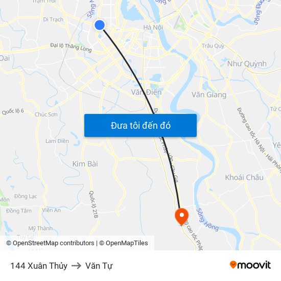 Gần Nhà Sách Sư Phạm (Đại Học Sư Phạm Hà Nội) - 136 Xuân Thủy to Văn Tự map