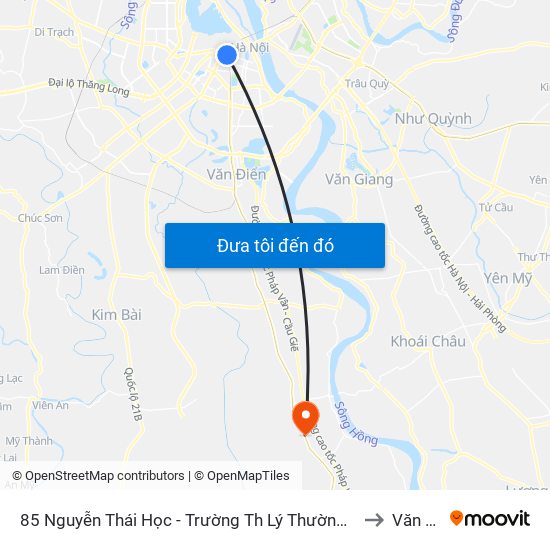 85 Nguyễn Thái Học - Trường Th Lý Thường Kiệt to Văn Tự map