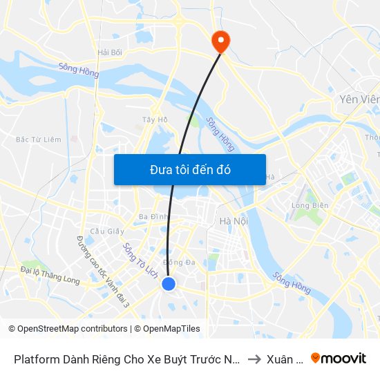 Platform Dành Riêng Cho Xe Buýt Trước Nhà 604 Trường Chinh to Xuân Canh map