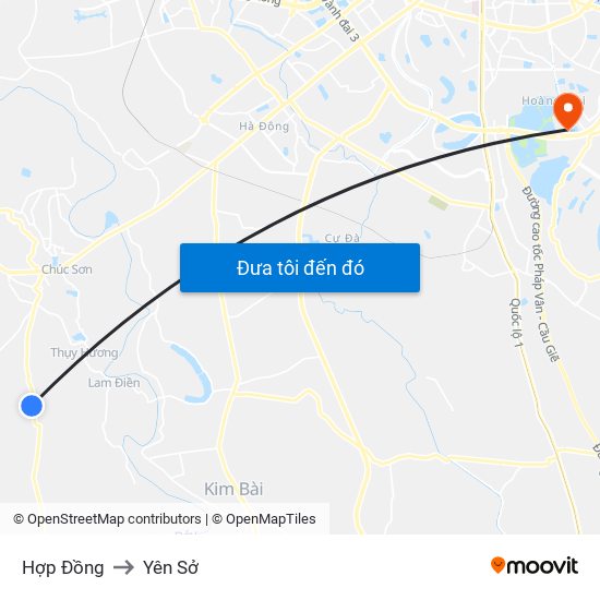 Hợp Đồng to Yên Sở map