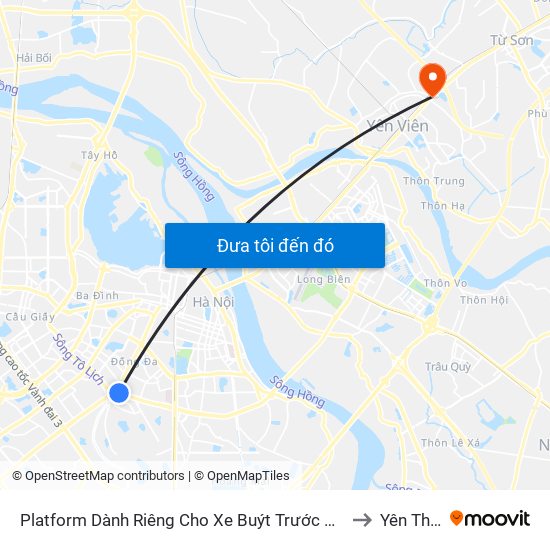Platform Dành Riêng Cho Xe Buýt Trước Nhà 604 Trường Chinh to Yên Thường map