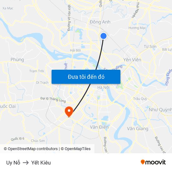 Uy Nỗ to Yết Kiêu map