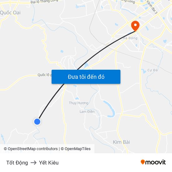 Tốt Động to Yết Kiêu map