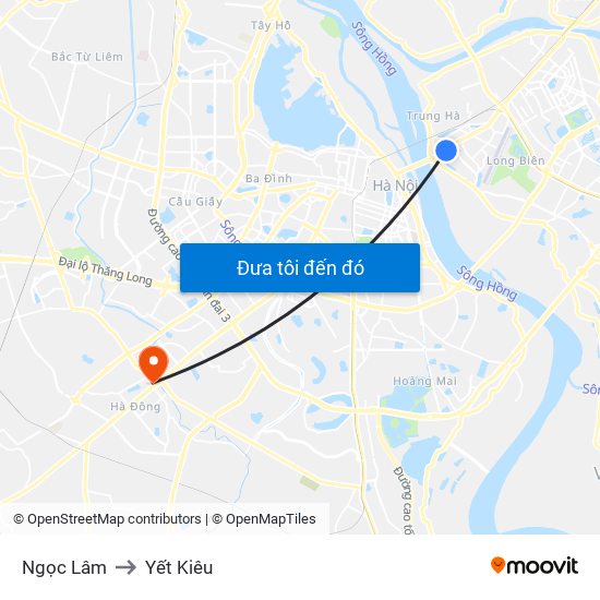 Ngọc Lâm to Yết Kiêu map