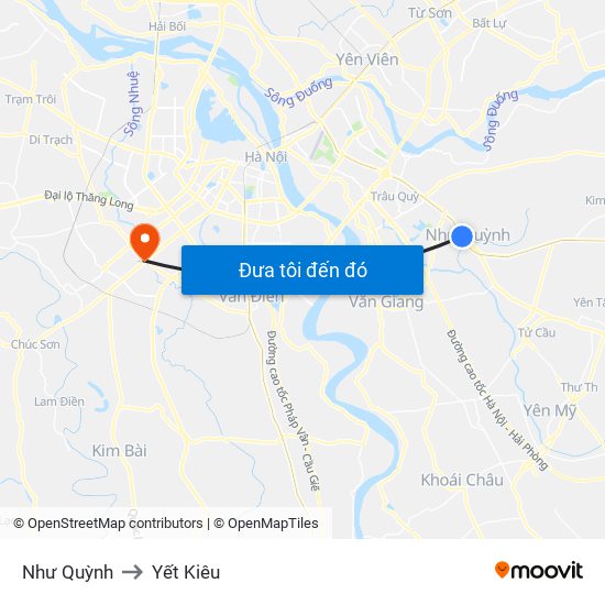 Như Quỳnh to Yết Kiêu map