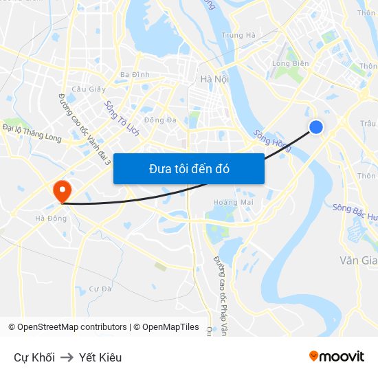 Cự Khối to Yết Kiêu map