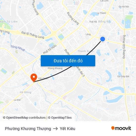 Phường Khương Thượng to Yết Kiêu map