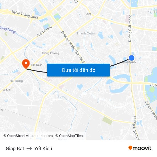 Giáp Bát to Yết Kiêu map