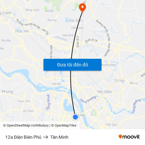 12a Điện Biên Phủ to Tân Minh map