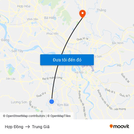 Hợp Đồng to Trung Giã map
