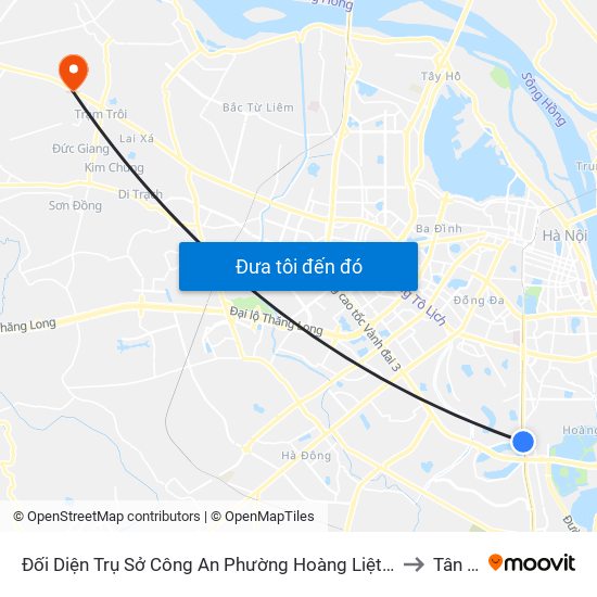 Đối Diện Trụ Sở Công An Phường Hoàng Liệt- 1277 Giải Phóng to Tân Lập map