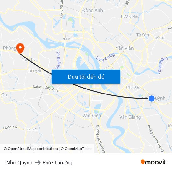 Như Quỳnh to Đức Thượng map