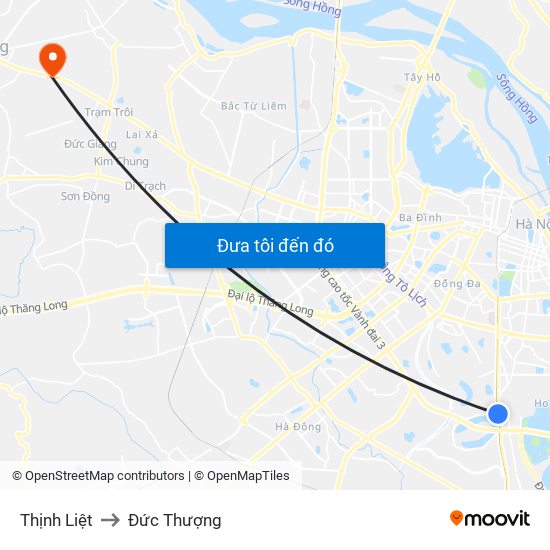 Thịnh Liệt to Đức Thượng map