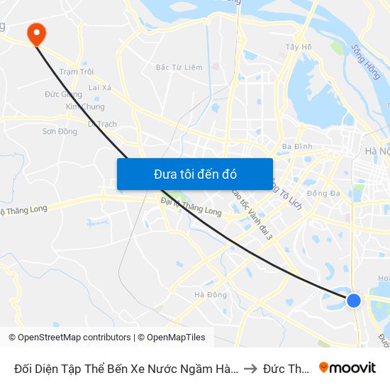 Đối Diện Tập Thể Bến Xe Nước Ngầm Hà Nội - Ngọc Hồi to Đức Thượng map