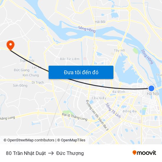 80 Trần Nhật Duật to Đức Thượng map