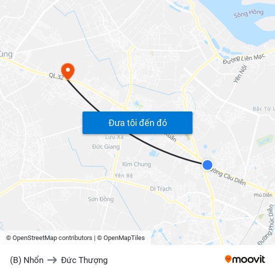 (B) Nhổn to Đức Thượng map