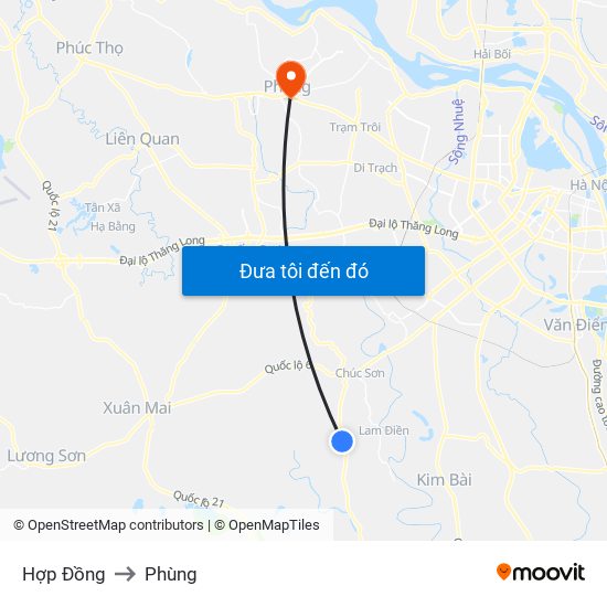 Hợp Đồng to Phùng map