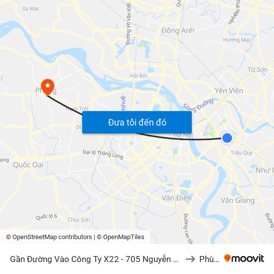 Gần Đường Vào Công Ty X22 - 705 Nguyễn Văn Linh to Phùng map