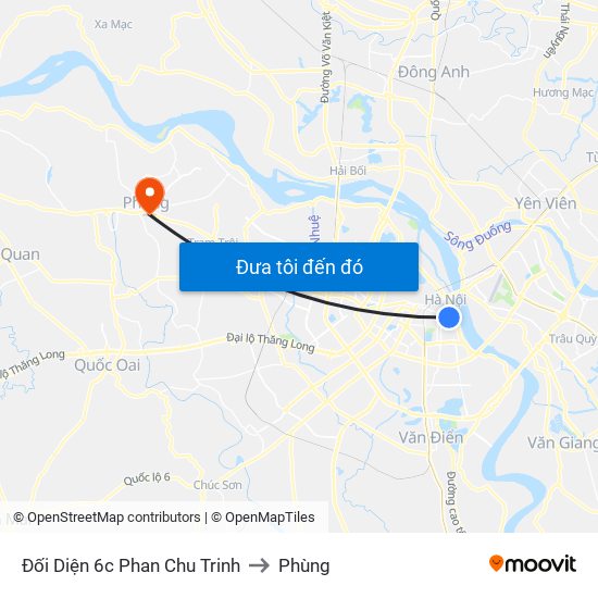 Đối Diện 6c Phan Chu Trinh to Phùng map
